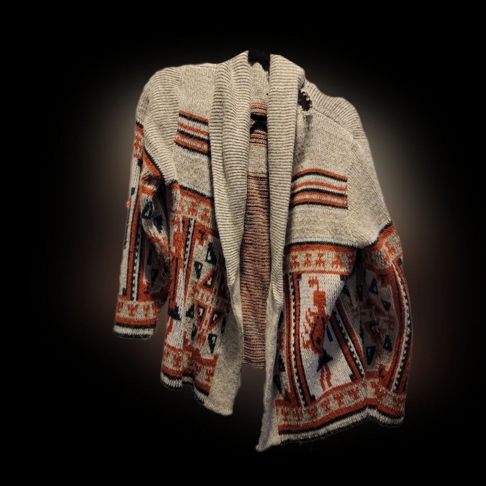 Vintage worn cardigan/sweater size m